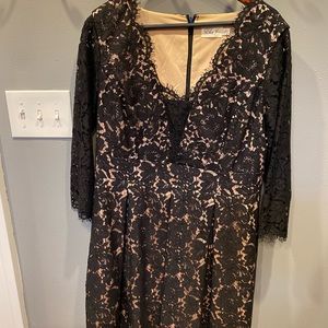 Eliza J size 16 fit & flare lace dress - like new
